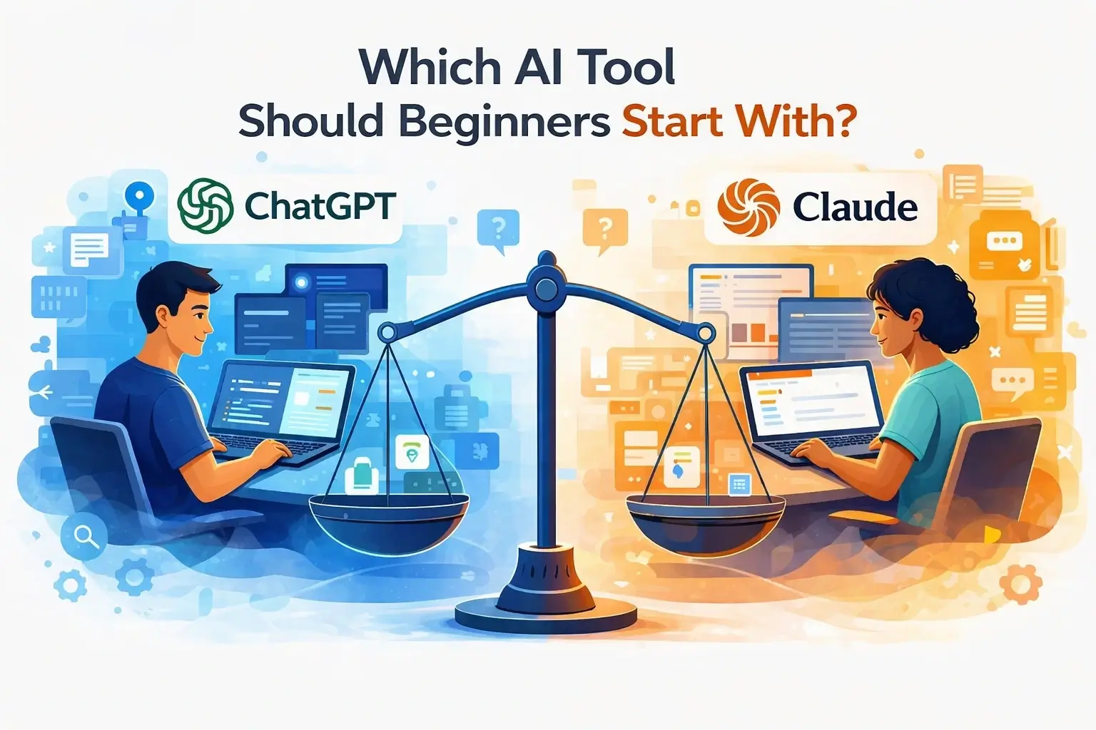 chatgpt vs claude for beginners comparison