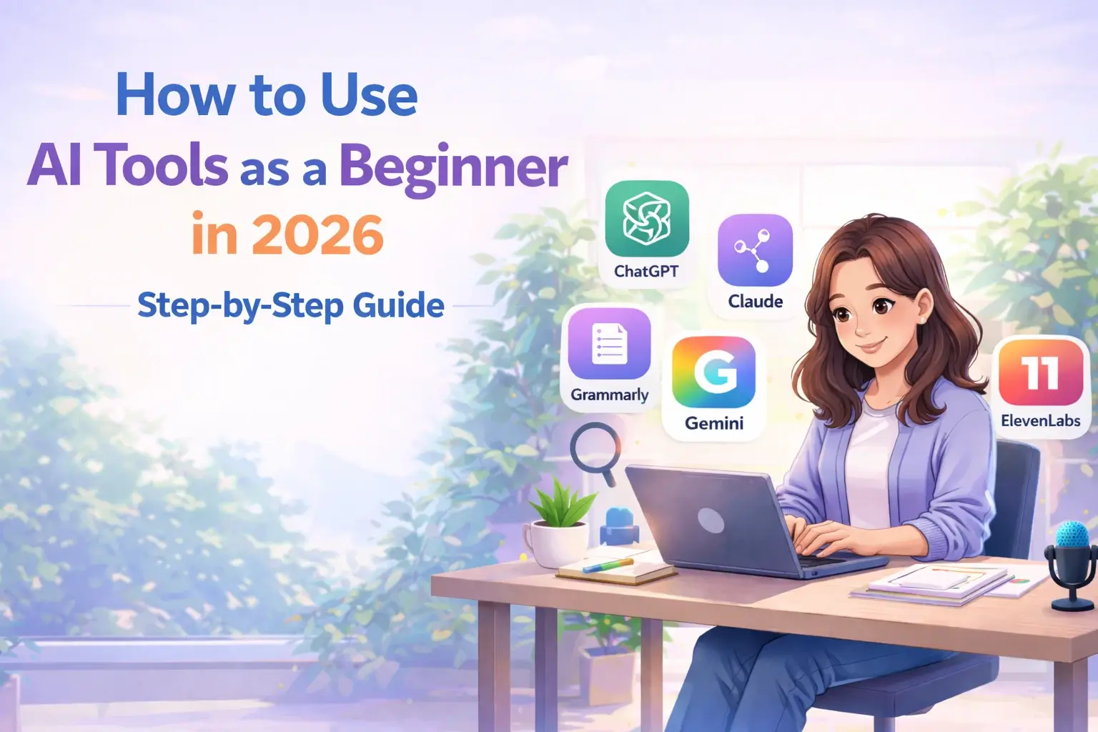 how to use AI tools as a beginner in 2026 step by step