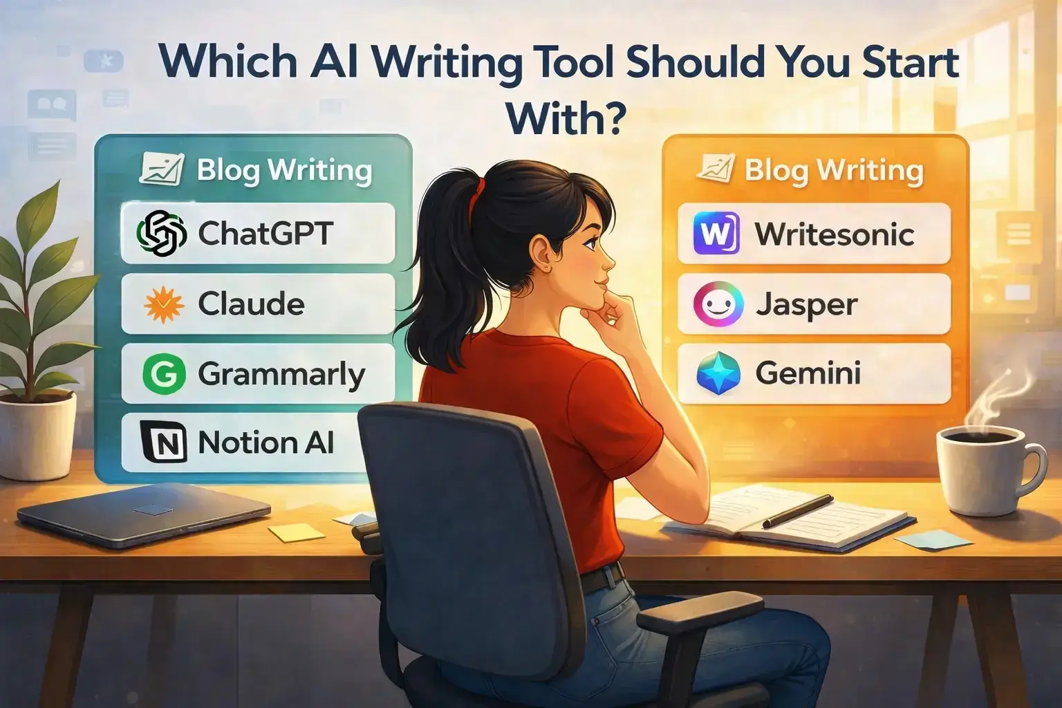 which AI writing tool should beginners choose