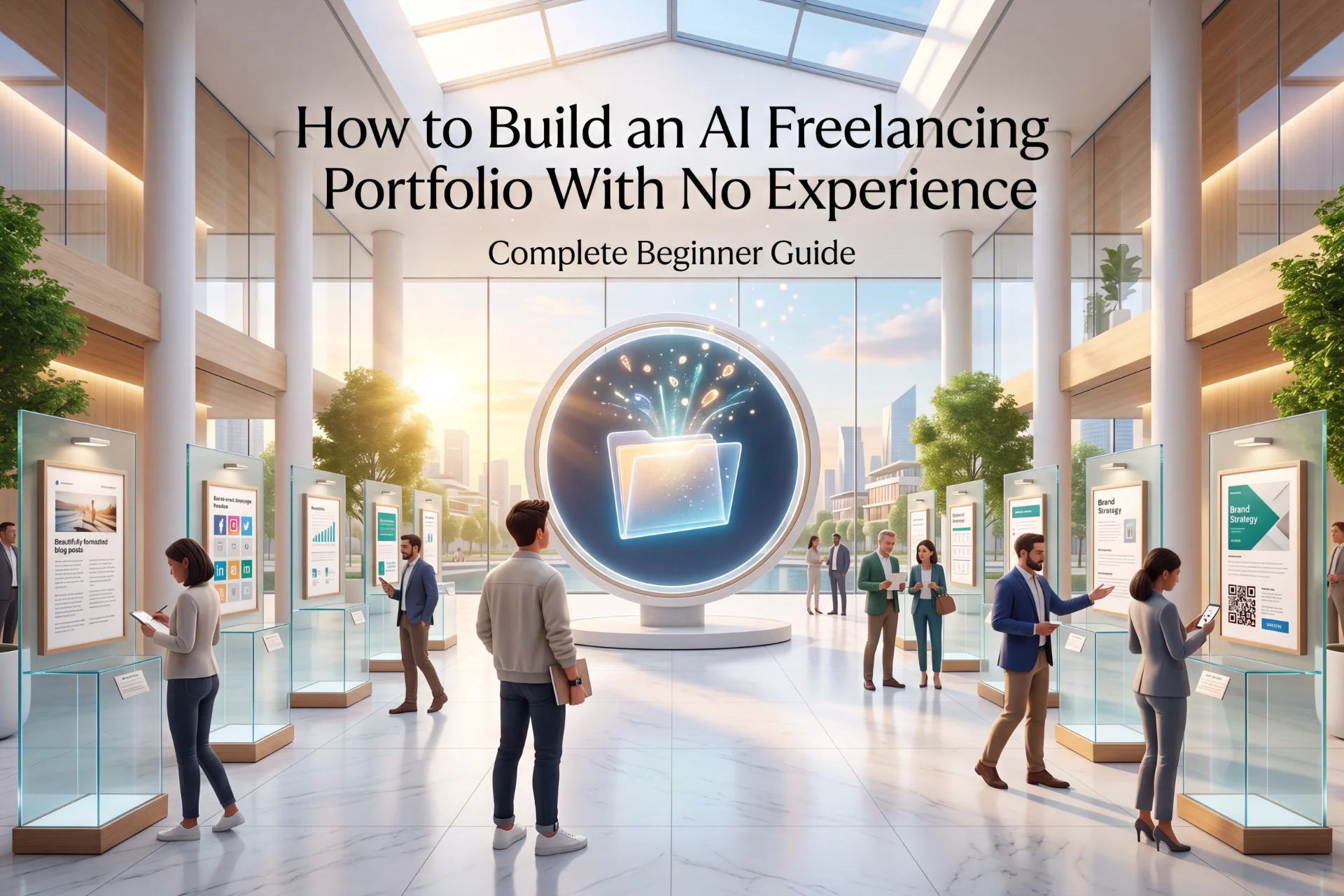How to Build an AI Freelancing Portfolio With No Experience (Complete Beginner Guide)